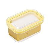 ✫Einfaches Schneiden und Aufbewahren: Diese Butterdose kann als Schneider zu einfachen Schneiden der Butter dienen und ist mit einem Deckel ausgestattet, der die Butter zur Aufbewahrung abdeckt.