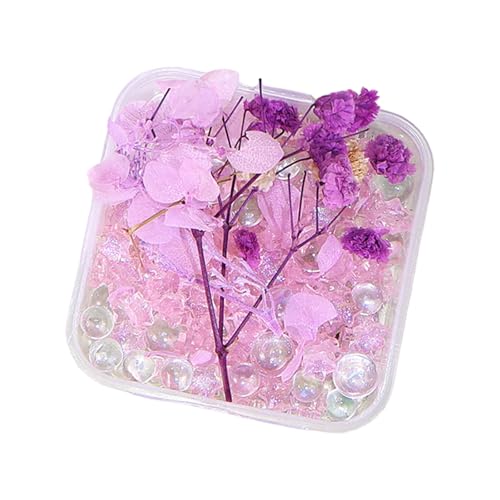 Decoración con flores secas en resina de 30g miniatura 3