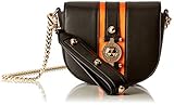  Versace Jeans Couture Damen Bag Umhängetasche, Schwarz (Nero), 6x14,5x16,5 centimeters