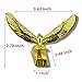 1 PC Gold Universal Motorcycle Mud Guard Eagle Head Front Fender Ornament Statue Car ATV Dirt Bike Decoration Accessories