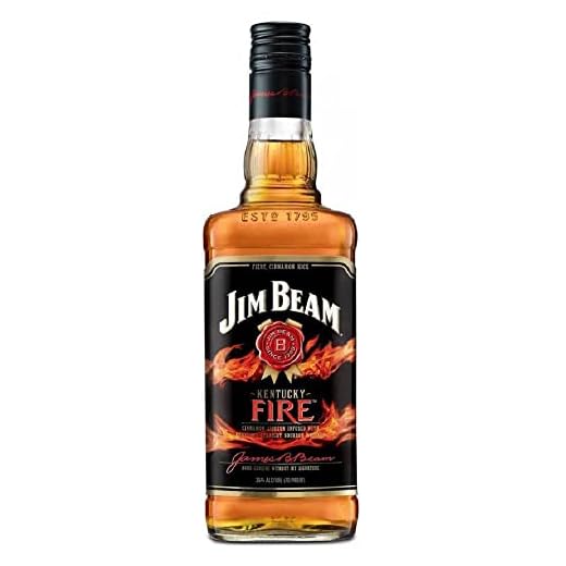 Whisky Jim Beam Fire, Bourbon, 1L