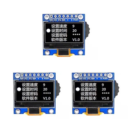 Écran OLED 0.96 Pouces 128x64 Pixels avec Encodeur Rotatif Intégré et Interface IIC