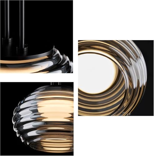 Éclairage Suspendu à LED Compact anti éblouissement Verre - 6