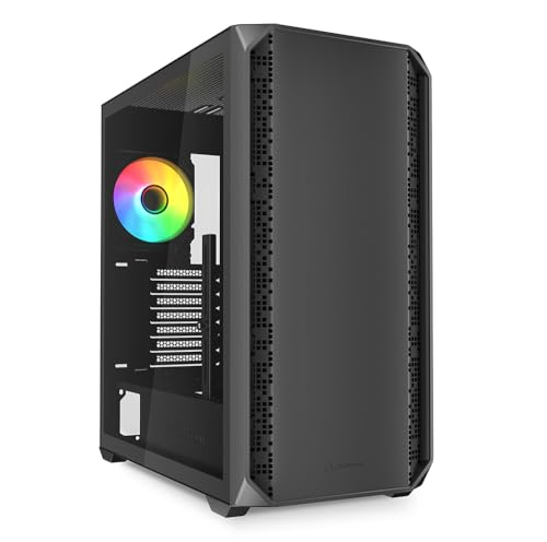 Sharkoon AK2 RGB Black, ATX - Carcasa para PC