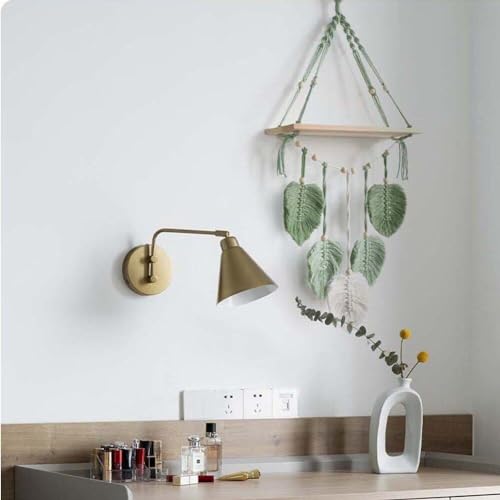 Estante decorativo de macramé para crear un hogar acogedor de estilo moderno 5