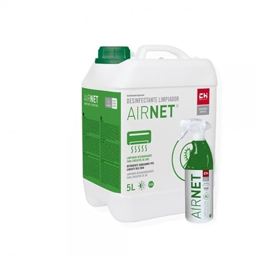 CH Quimica Pack AIRNET Garrafa + Pulverizador para Desinfección de Circuitos de Aire Acondicionado | Bricoprofesional
