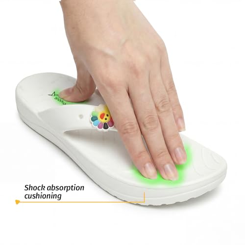 Image of YOHO Drizzle Soft Slippers for Women, Mild Acupressure, Lightweight, Anti Skid & Slip, Diabetic Footwear for Woman, Home Wear Bathroom Chappal for ladies | Waterproof Monsoon & Rainy Footwear