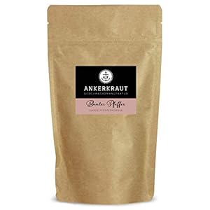 Ankerkraut Bunter Pfeffer, ganze Pfefferkörner für die Pfeffermühle, 150g im Beutel