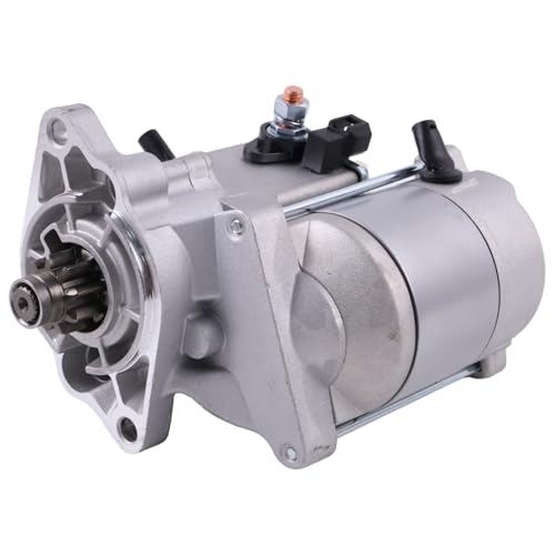 Solarhome 12V 9T Starter Motor 16611-63010 16611-63011 16611-63012 19269-63013 Compatible with Kubota D950BH Z602E V1305 V1505E2 BX1830D BX1860 BX1870 BX1880 BX24D BX25 KH-36 KH-41 KH-51 ZD1011 ZD1021