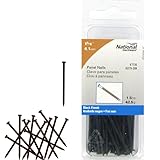National Manufacturing N279-208 1 5/8 Inch Black Panel Nails 1.5 Oz. Package