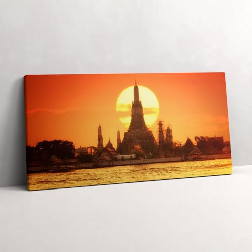 Tableau Wat Arun Bangkok Thaïlande pour habiller un grand mur vide avec élégance