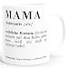 Produktbild Kaffee-Tasse Mama Papa Bruder Schwester Definition Dictionary Wörterbuch Duden Geschenk-Tasse Muttertag MoonWorks® Mama weiß unisize