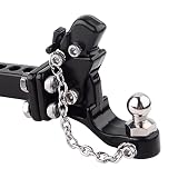 Injora attelage de remorque métal noir pour crawler 1/10 photo 6