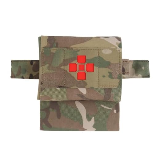 Tactical Micro MED Pouch Belt Trauma Kit Pack MOLLE Rapid Deployment First Aid Bag with Tourniquet Holder