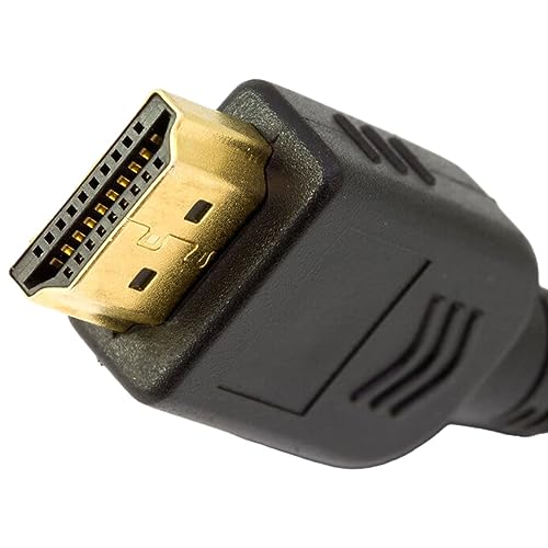 Cabo Hdmi 5 Metros 2.0 4K Hdr 19P Gold Preto Blindado High Speed 3D Ready 4K UltraHD Full HDTV 1080p