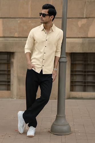 Image of Popcorn Textured Shirts for Men Chiku L