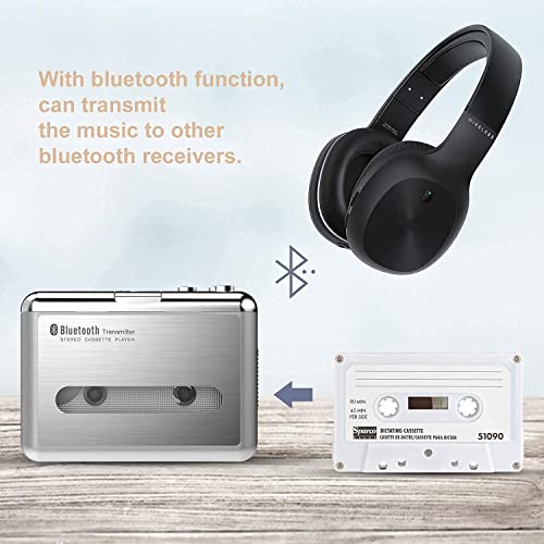 DIGITNOW!Bluetooth Walkman Tragbarer Retro Kassettenrecorder, Konverter Digitaler Audio Musikkassetten Tape zu MP3 über… - Image 5