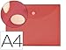 Liderpapel 935989 Polypropylene Velcro Envelope A4 297 x 210 mm 180 Microns Assorted Colours