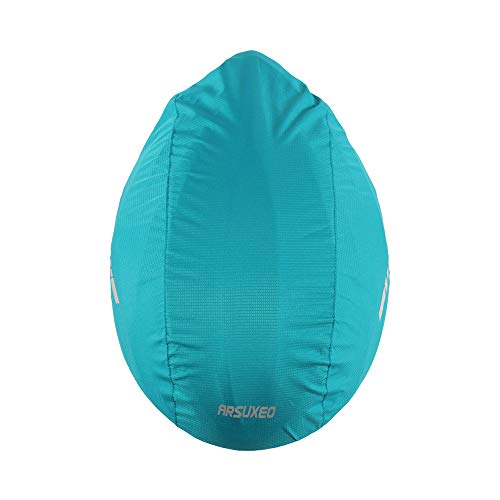 Capa de chuva, Andoer Capa impermeável para capacete de bicicleta com faixa reflexiva Capacete para