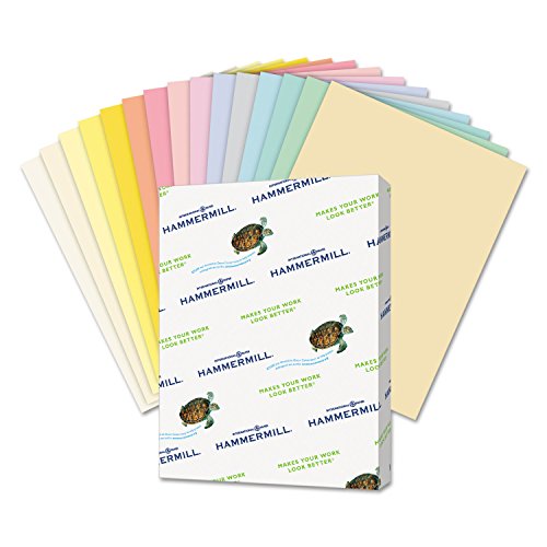 Image of Hammermill Recycled Colored Paper, 20lb, 8-1 /2 x 11, Pink, 5000 Sheets /Carton