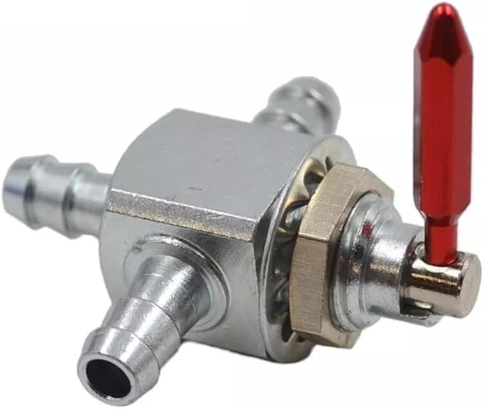 Two Way Gas Fuel Shut Off Valve 482212 745059 1-633347 Replacement For Mower OEM, Silver,Auxiliary Valves