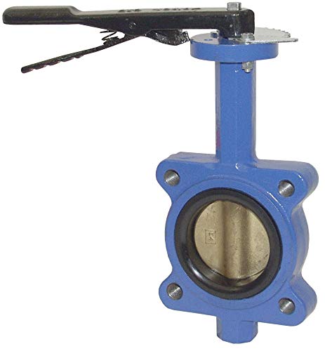Dixon BFVL200E Lug Style Threaded Butterfly Valve, EPDM Liner, Bronze Disc, 2"