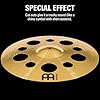 Meinl Cymbals HCS Trash Crash Cymbal 18 inch (Video) with holes for Drum Set (45,72cm) Traditional Finish Brass, Made In Germany (HCS18TRC) #1
