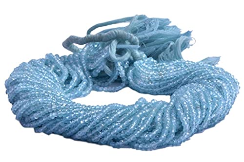 Perles facettées améthyste bleue LKBEADS 3.5-4.5mm pour création bijoux