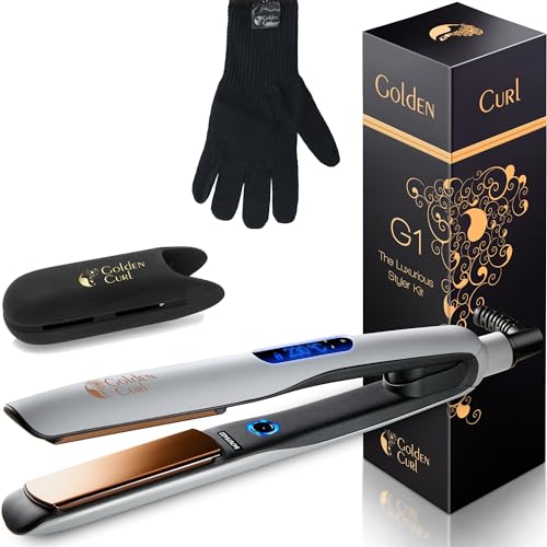 Produktfoto von Glätteisen Locken und Glätten Haarglätter - 5 Jahre sorgenfreie Benutzung - Hair Straightener Haar Styler - kleines&hellip;
