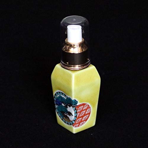Amazon｜九谷焼 スプレーボトル 丸紋 黄 SB-09 JAPAN KUTANI｜塩