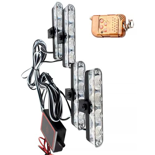Lumières stroboscopiques LED pour voitures signalisation auto ABS durable