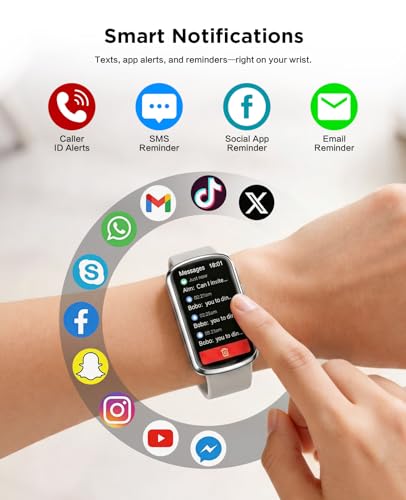 Image of Smart Watch Fitness Trackers for Women Men, 24 /7 Health Activity Monitor
