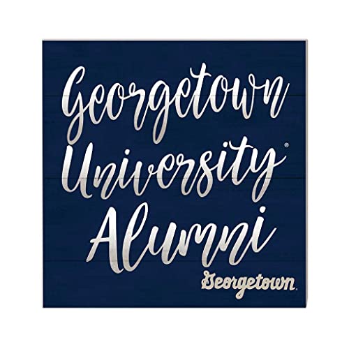 KH Sports Fan Georgetown Hoyas 10"x10" Team Alumni Sign, One Size, Multi