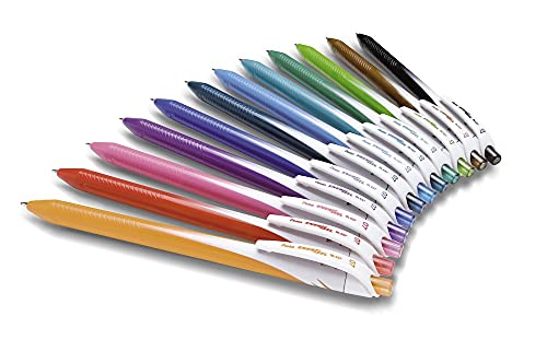 Caneta Energel Wave Retrátil, Pentel, Violeta, 0.7Mm, Pacote De 1