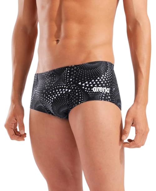 ARENA Costume Uomo Alto Trunk Nuoto Piscina Swim FIREFLOW Nero Taglia 42 ITA