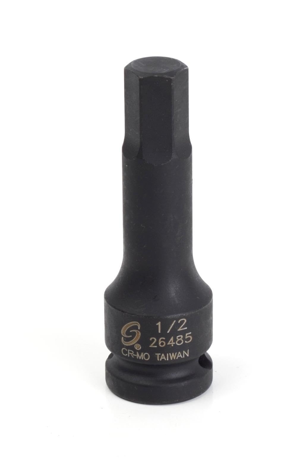 SUNEX TOOLS 26485 1/2-Inch Drive 1/2-Inch Hex Impact Socket