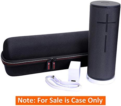 XANAD Case for Ultimate Ears BOOM 3 Wireless Bluetooth Speaker,Hard EVA Storge Bag - Black(Grey Lining)
