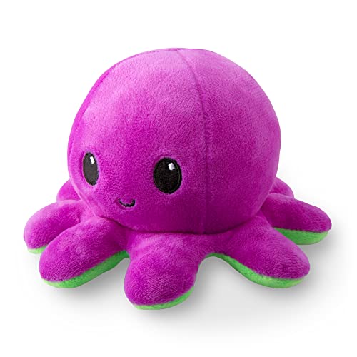 Image of TeeTurtle Reversible Octopus Mini Plush - Stuffed Animal Toy