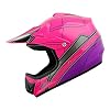 WOW Youth Kids BMX MX Motocross ATV Dirt Bike Helmet Spider Pink