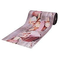 Tapijtloper voor keuken, digitale druk, antislip onderkant, rubberen onderkant van pvc (bloemenwagen, 400 x 50 cm