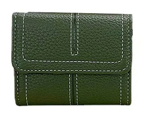 TMHX Titulaire de la Carte de crédit ,Porte Cartes de Crédit Cuir ,Fermeture éclair Porte Cartes Titulaire ,Il y a Plusieurs Compartiments et Fentes , pour Cartes 9-11, Fente pour Billets。 (Vert) Cover