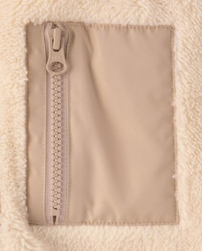 Image of The Children's Place Girls' Long Sleeve Sherpa Fleece Full Zip Jacket