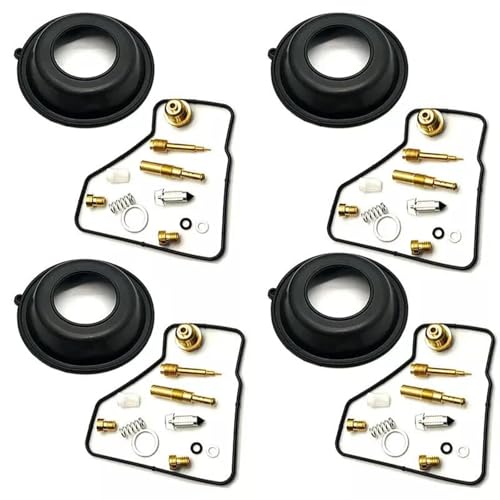 Kit de reparación de diafragma de carburador con 4 piezas para el motor de la VF500