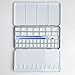 FCLUB Empty Watercolor Tins Palette Paint Case Large Watercolor Palette Box Metal Tin - Will Hold 48 Half Pans or 28 Full Pans