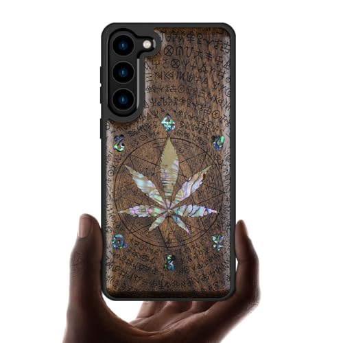 Coque Galaxy S23 bois de noyer accessoire chic pour le quotidien