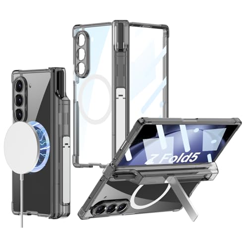 Coque Samsung Galaxy Z Fold 5 avec charnière blindée et porte-stylo intégré