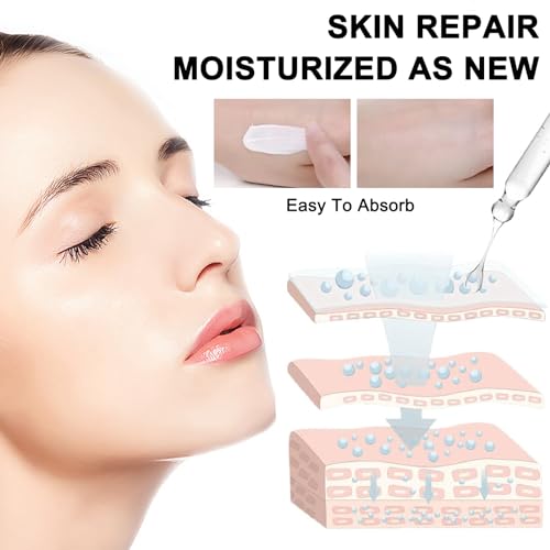 FEXPDL 4PCS Skincare Set Womens,Skincare Set Gifts for Teenagers Girls Beauty Gifts Set with Hyaluronic Acid 2% + B5,Squalane Cleanser,Eye Serum and Natural Moisturizing Factors and HA - Image 3