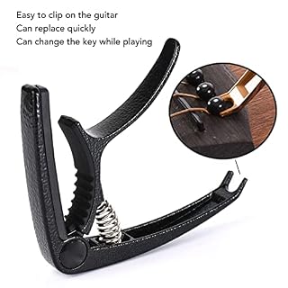 Capo avec médiators, Capo de guitare facile à clipser pour jouer - Les Beatles, Paul McCartney, John Lennon, RIngo Starr, George Harrison Capo avec médiators, Capo de guitare facile à clipser pour jouer – Image 4