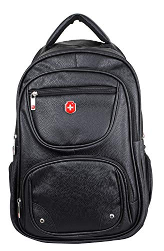Mochila Executiva Pu, Swissland, Unissex, Preto