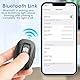 LANAFAY 2 Stück Bluetooth 5.2 Fernbedienung für Kamera Auslöser, Handy 10m Bluetooth Selfie Remote Control, Schnelle Verbindung, Keine Verzögerung Kompatibel mit iPhone Samsung (iOS und Android)